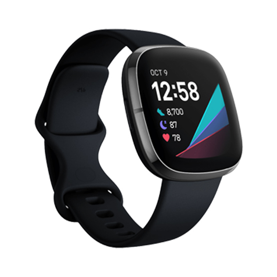 Fitbit Sense Negro Carbón / Acero Inoxidable en Grafito