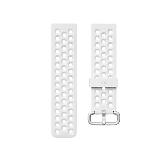 Malla de Silicona Fitbit Versa 2 - Talle L - Sport White