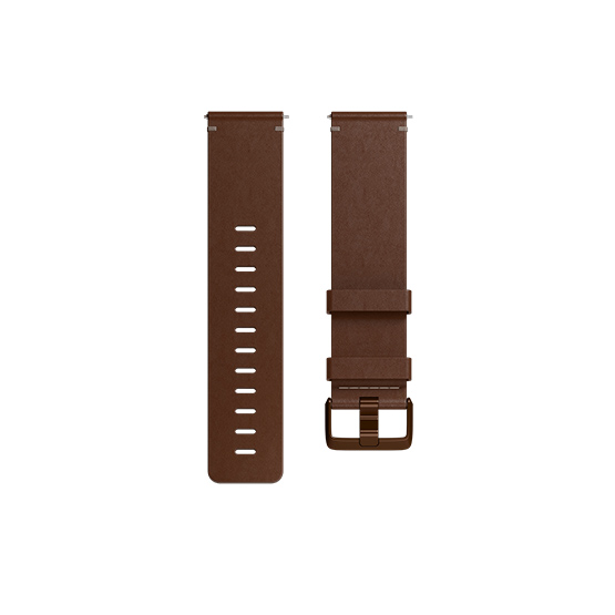 Malla de Cuero Fitbit Versa - Talle S - Cognac